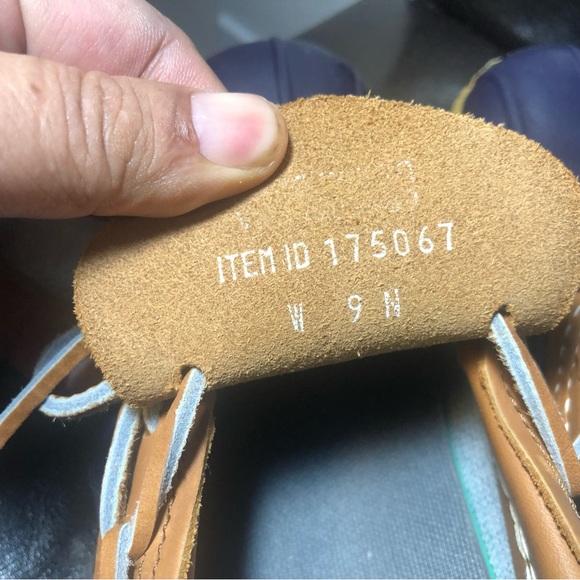L.L. Bean Boots Womens Blue Tan Bottoms Duck Boot Gum Sole Rain Boots Size 9N - Picture 10 of 12